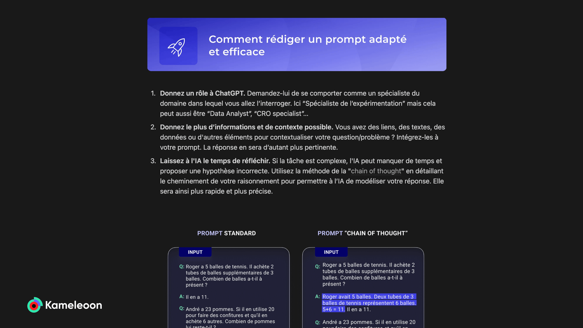 Rédiger un prompt IA efficace pour l'AB testing